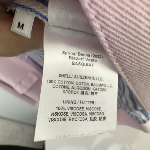 ESSENTIEL ANTWERP “Basquiat” Lilac Oversized Single Breasted Blazer Size M - Picture 11 of 13